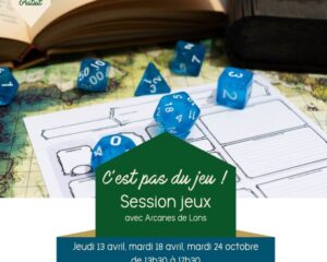Session jeux avec Arcanes de Lons